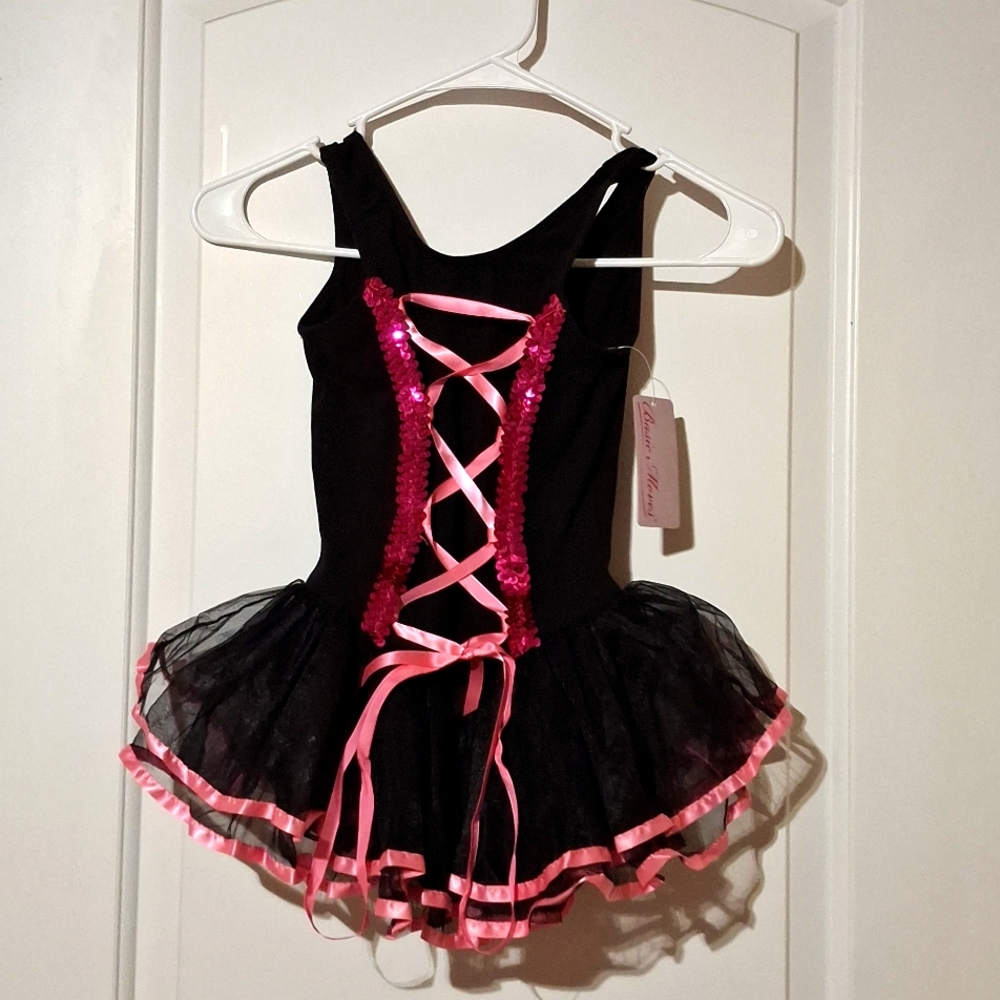 BASIC MOVES Dance/Ballet Tutu Leotard girls 8/10 NEW W TAGS